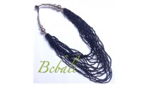 Multi Strands Beading Necklaces Bali